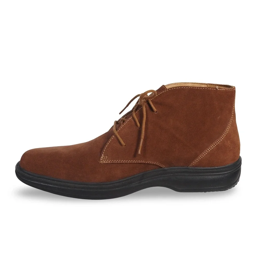 Dr. Comfort Ruk‎ Suede Chukka Boots Men 11.5M Brown 7930 Orthopedic Desert Boots